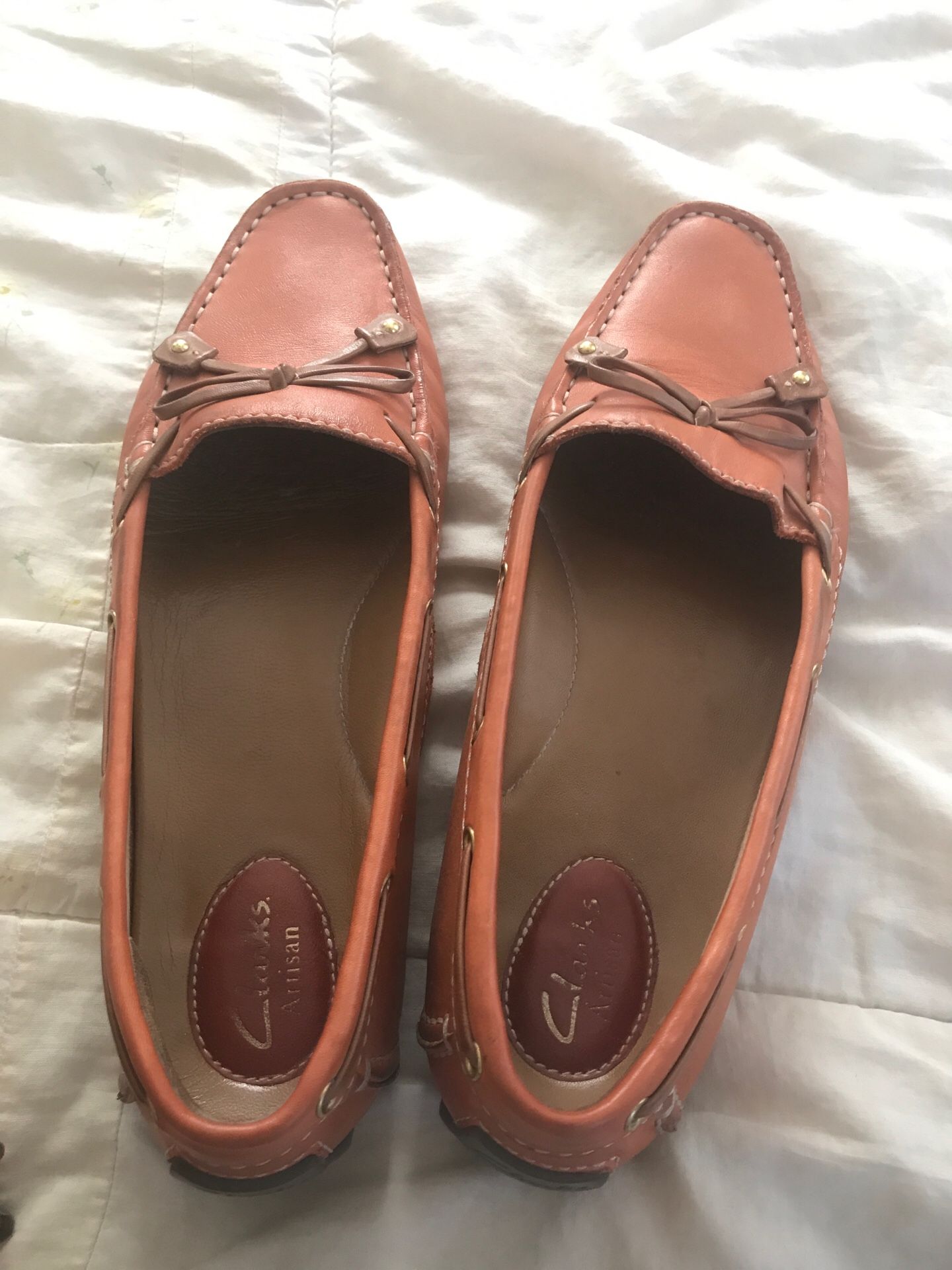 Beautiful Clark artisans boat shoes