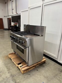 USED.  THERMADOR stainless range