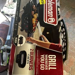 (Two Day special )  Coleman Road trip portable grill to burn $135