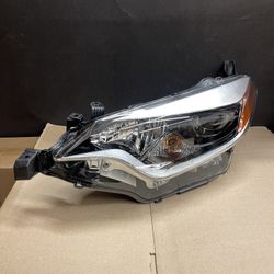 Driver Side 2014-2016 Toyota Corolla Chrome L Headlamp Headlight Assembly 