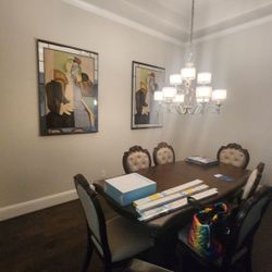 Formal Dining Table With 6 Chairs