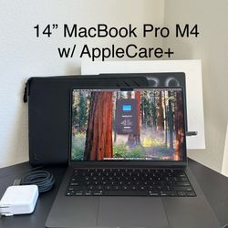 14” MacBook Pro M4 Space Black with AppleCare+