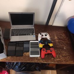 Controller Tablet Phones Computer And Shoes