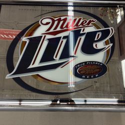 Miller lite mirror Sign huge 