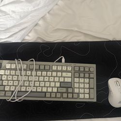 Mousepad mouse and keyboard