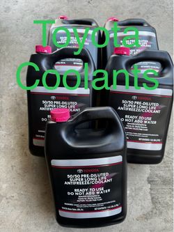 Toyota coolants
