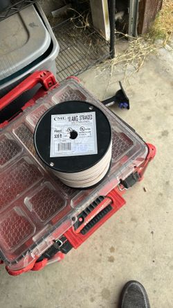 500 ft white 10 gauge wire