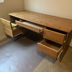 Solid Oak Desk