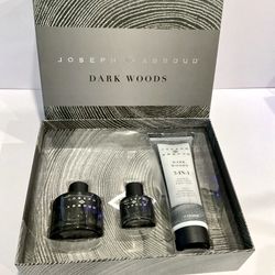 Joseph Abboud Dark Woods Gift Set – EDP 100ml + 20ml & 3-in-1 Wash – New