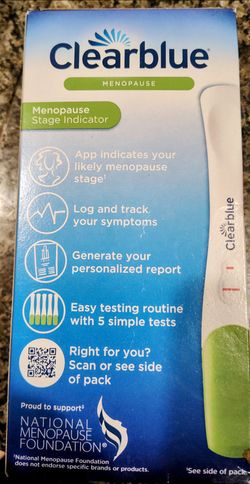 New Clearblue Menopause Stage Indicator kit. - $10