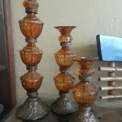 Decorative Candle Holders (3pc set)