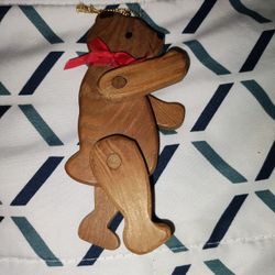 Vintage Wood Bear 
