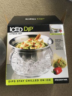 3-Piece Cold Dip Serving Set - $8