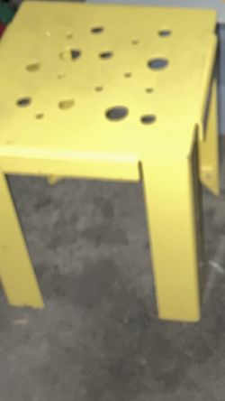 Custom Outdoor Side Table Retails $700 Can Be Bolted To Ground Put On Porch Backyard Front yard Home Business Stores By Pool No One Has this