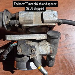 Mustang foxbody 5.0 bbk tb and spacer 70mm