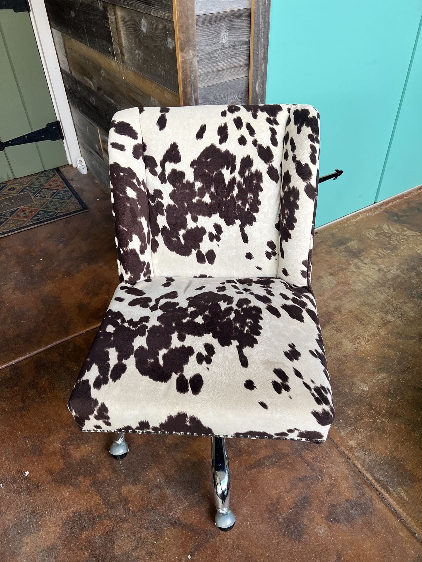 Cow Print Office Chair