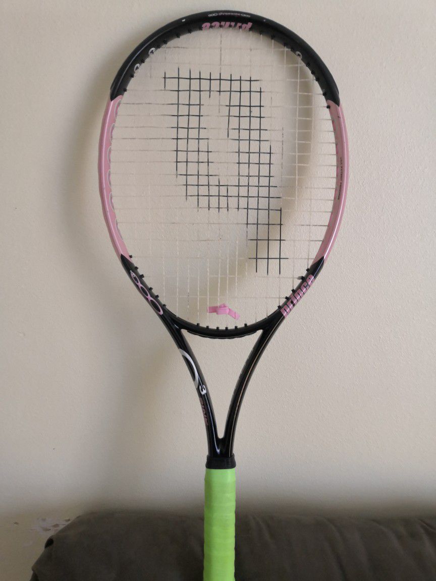 Prince O3 Pink Tennis Racket Like new