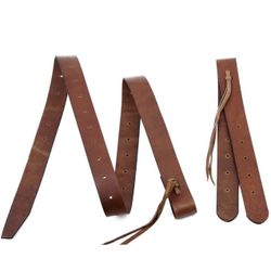 Jeereal Heavy Oil Horse Western Saddle Leather Off Billet Latigo/Cinch Strap