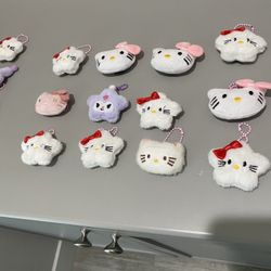 Hello Kitty Keychains Or Cup Decorations