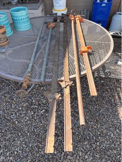 6 Heavy duty clamps