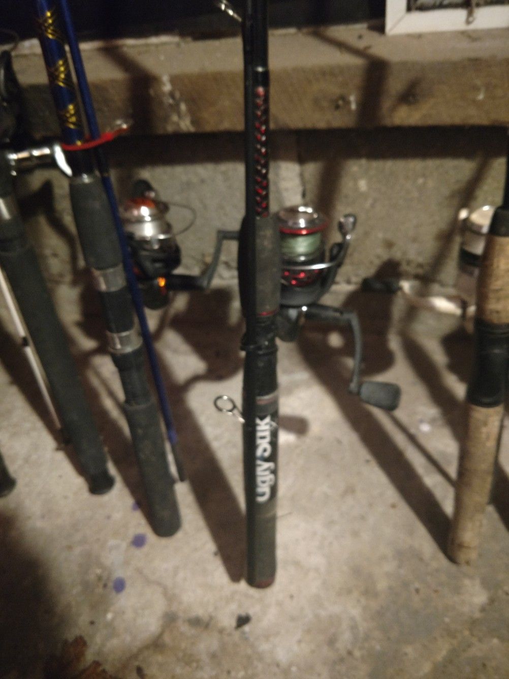 Fishing poles ugly sticks nice cat fish poles