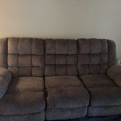 Sofa and Love Seat with Recliners