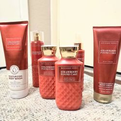Bath & Bodyworks HAUL: Strawberry Pound Cake