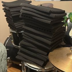 Used Soundproofing Pads Total Area ~7x7 ft