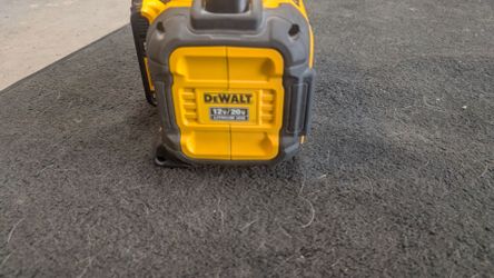 Dewalt Bluetooth speaker with battery