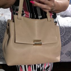 Salvatore Ferragamo beige handbag With Dust Bag 