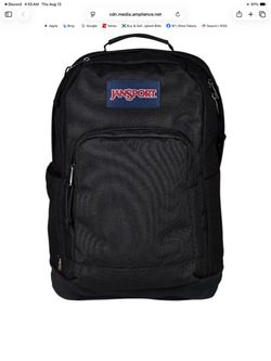 JanSport backpack Right Pack Signature  backpack for back to school fits 16 inch laptop great for travel black new with tags