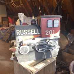 Hand Crafted TRAIN mailbox