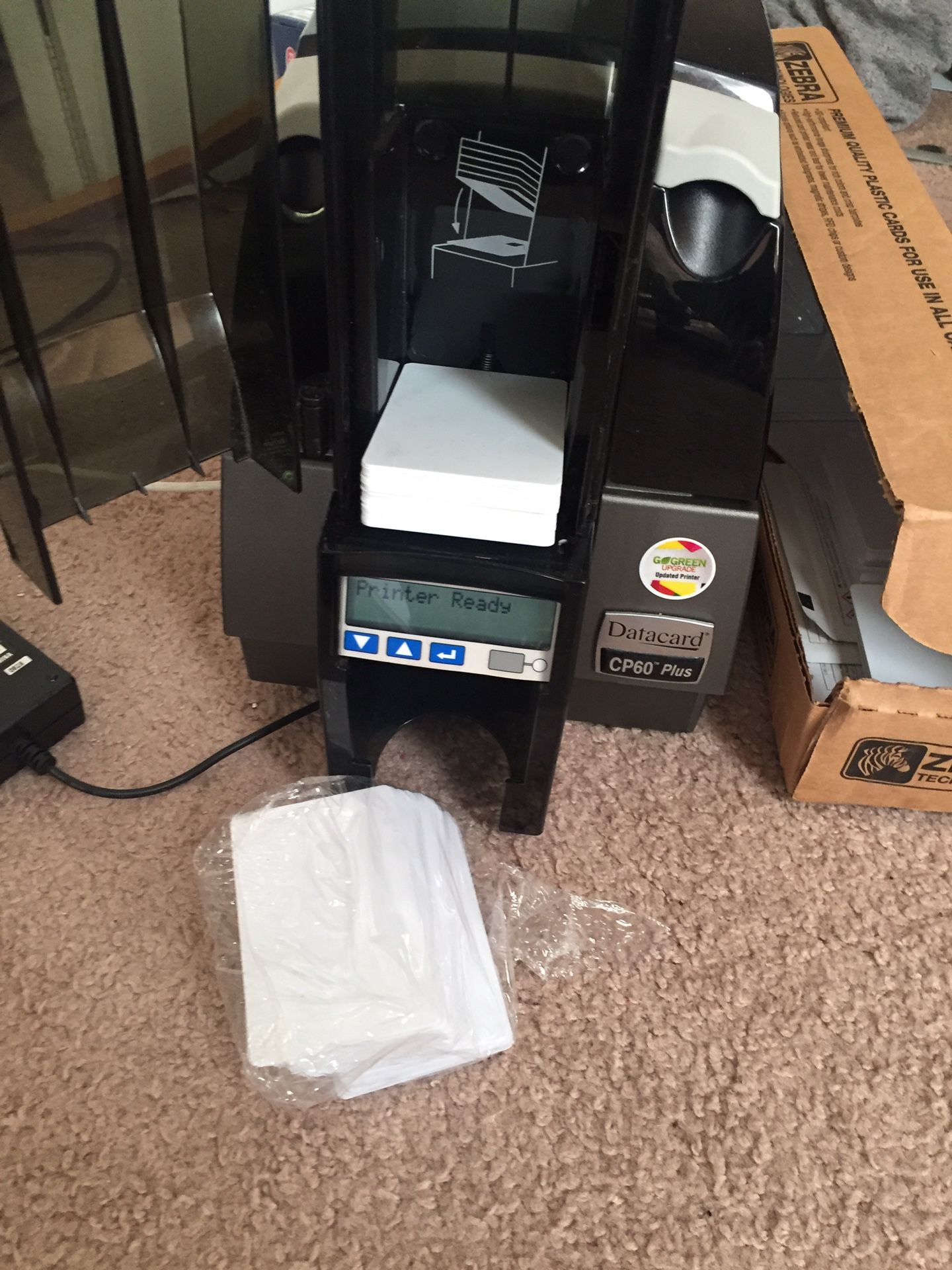 Data card ID CARD PRINTER FULLY FUNCTIONAL 275 free blank cards