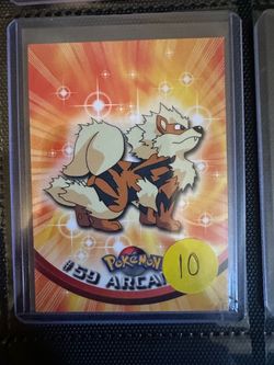 Pokémon #59 Arcanine Topps Trading Card