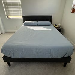 Nectar Bed Frame with Headboard and Mattress