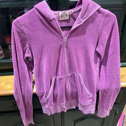 Purple Terry Cloth Juicy Track Jacket 
