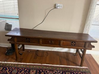 Very rare Antique Chinese furniture Wide:85” inch High: 32” inch Deep: 21” inches
