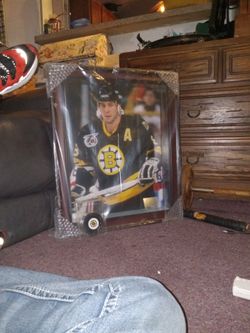 Boston Picture With Autograph Puck