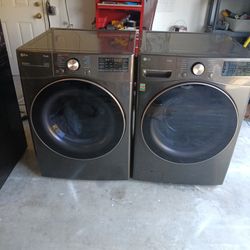 LG Thin Q Front Load Smart Washer And Dryer