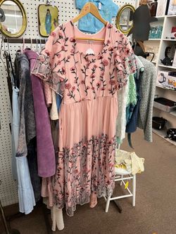 Sweet Salt Pink Floral Dress