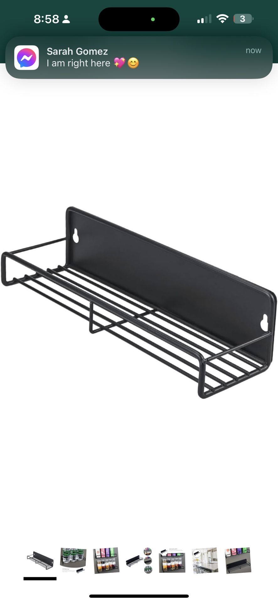 Set of 2 storage rack shelf plastic wrap rack carbon steel