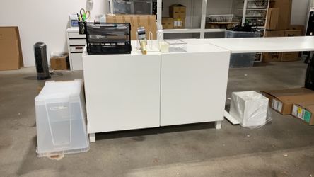 IKEA Besta Shelf Unit / Storage Cabinet - White (slightly used)