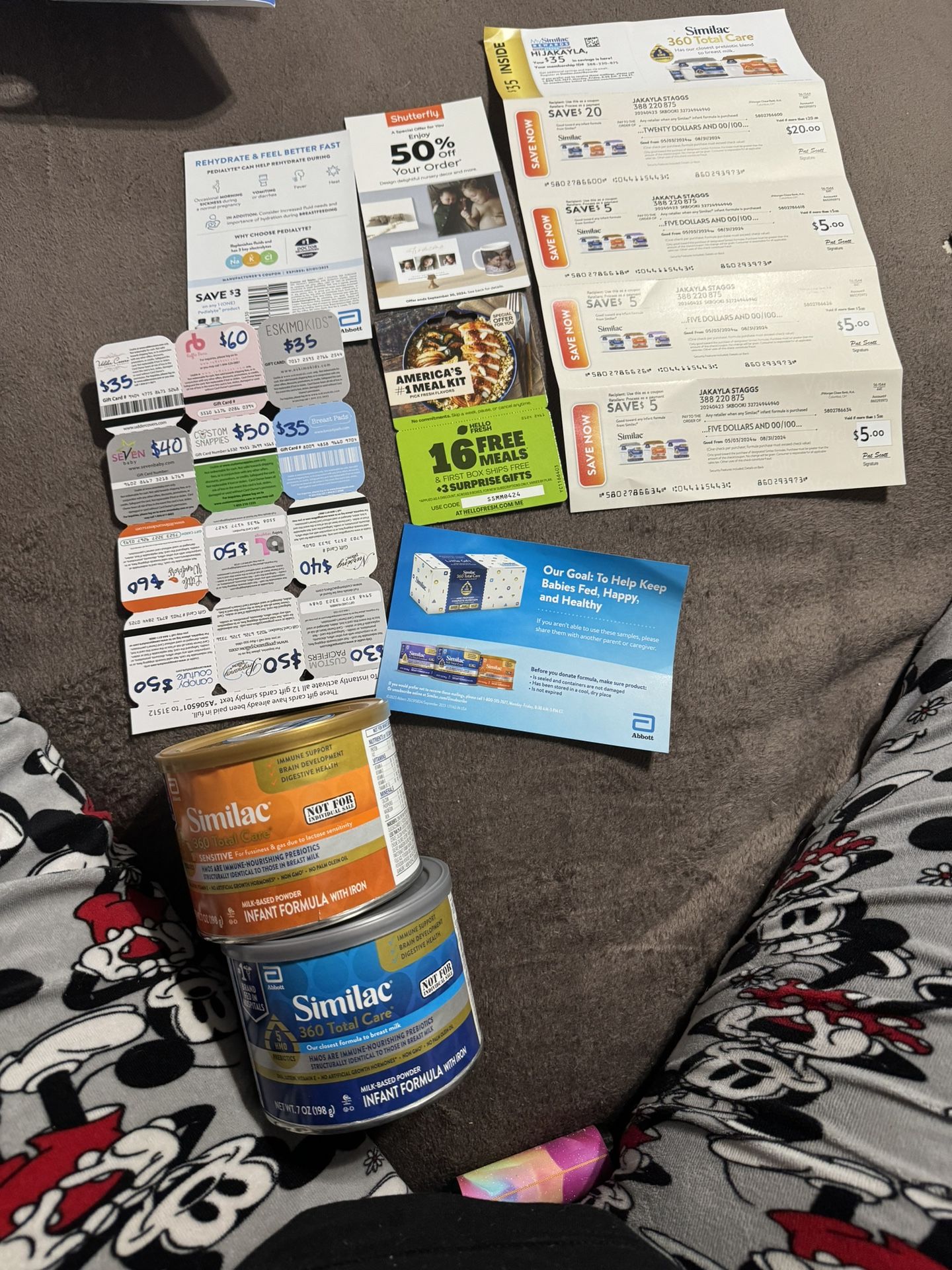 Similac baby formula and coupons