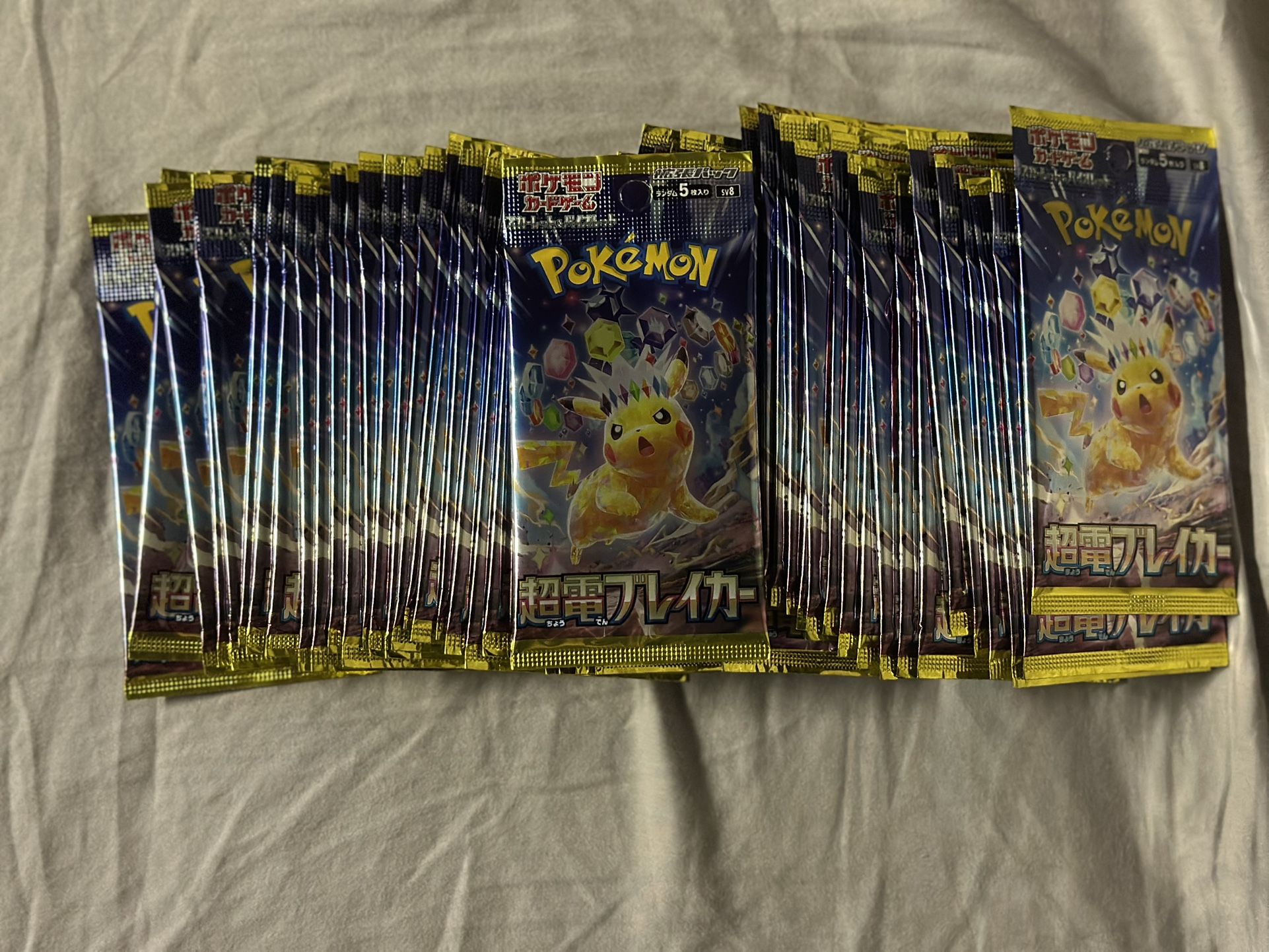 Pokémon Electric Breakers - Japanese Surging Sparks Packs Cards