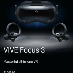 VIVE Focus 3 - Masterful all-in-one VR