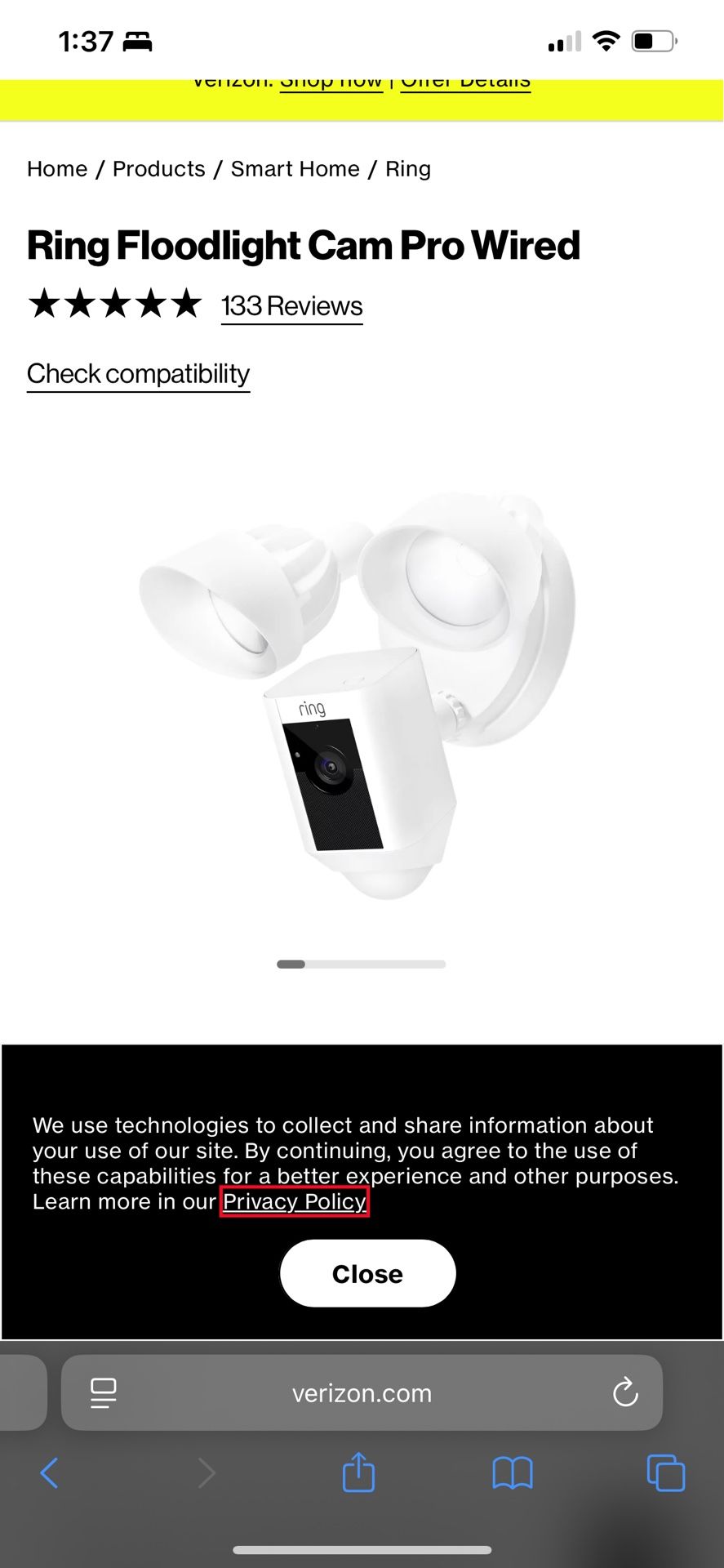 RING FLOOD CAMERA