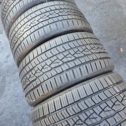 Vendo Set De Llantas Marca CONTINENTAL CONTROLCONTACT  265/35/18y235/40/18$425