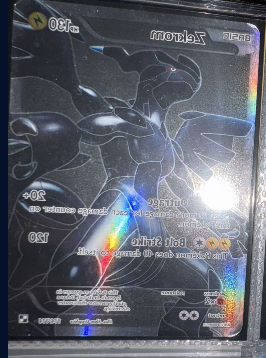 Pokemon tcg trading card game heavily played zekrom