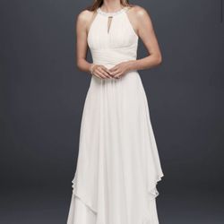 David’s Wedding Dress, Brand new size 8