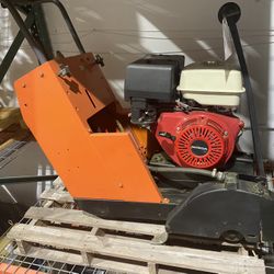 Felker PCS II Wall Behind Concrete Saw Honda Has Engine 